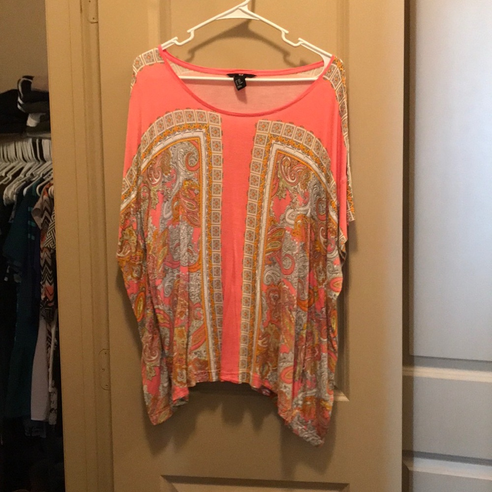 Paisley Pink Flowy Top